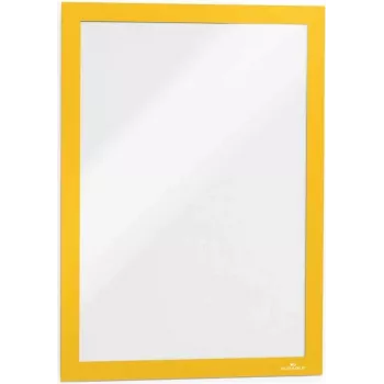 DURABLE DURAFRAME® zelfklevend magneetframe A4 geel, 2 stuks (487204)