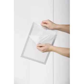 DURABLE DURAFRAME SUN A3 zelfklevend info-frame, zilver, 2-pack 484223