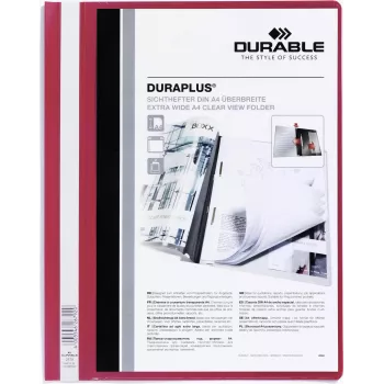 DURABLE DURAPLUS® A4+ presentatiemap, blauw, 25-pack 257903
