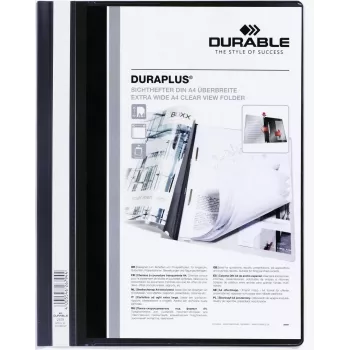 DURABLE DURAPLUS presentatiemap A4+ transparant PP 25-pack 257901