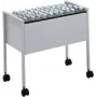 DURABLE ECONOMY 80 A4 Hangmappenwagen 309510, grijs