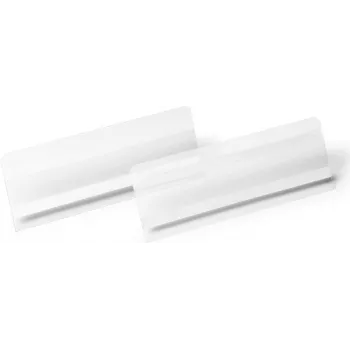 DURABLE HARD COVER zelfklevende etikettenhoes A6 liggend transparant, 10/VE 118219