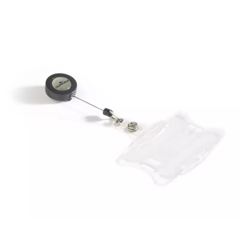 DURABLE ID-kaarthouder met uittrekbare jojo voor 1 kaart, 10-pack 801119