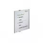DURABLE INFO SIGN A3 staand zilver aluminium informatiebord, verblindingsvrij acryl, schroefmontage, 297 x 420 mm inlegvel 480823