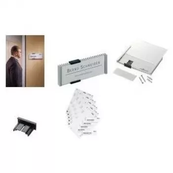 DURABLE INFO SIGN deurschild A5 149x210,5 mm zilveren acryllijst 480323