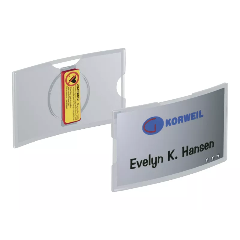 DURABLE KONVEX magnetisch naambordje 75x40 mm, 25-pack 812319