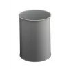 DURABLE metalen afvalemmer 15L rond zwart 330110