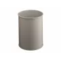 DURABLE metalen afvalemmer 15L rond zwart 330110