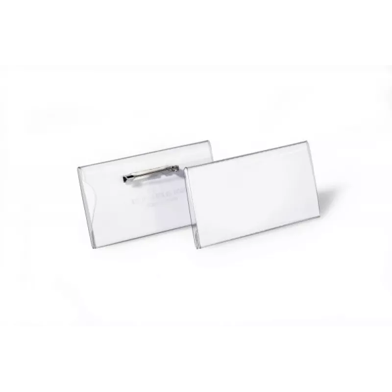 DURABLE naambord 40x75 mm met speldbevestiging, 100 stuks 800119
