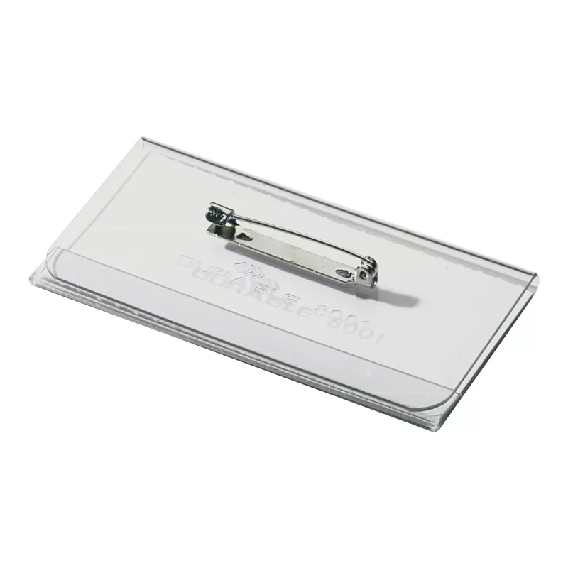DURABLE naambord 40x75 mm met speldbevestiging, 100 stuks 800119