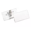 DURABLE naamkaarthouder 40x75 mm met combi-clip, acryl, transparant, 25/VE (812119)