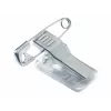 DURABLE naamkaarthouder 40x75 mm met combi-clip, acryl, transparant, 25/VE (812119)