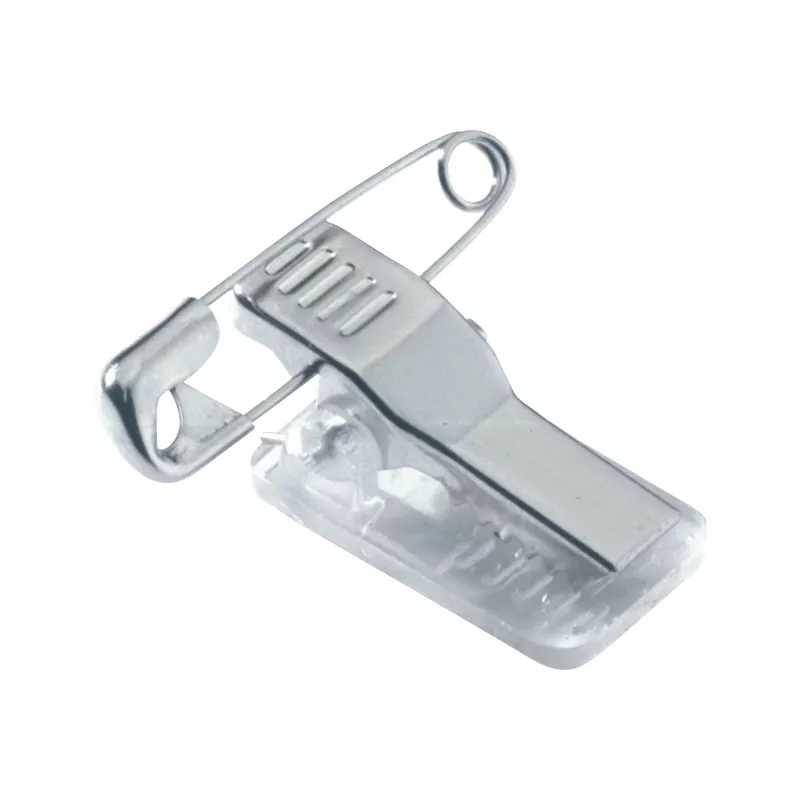 DURABLE naamkaarthouder 40x75 mm met combi-clip, acryl, transparant, 25/VE (812119)
