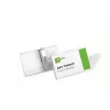 DURABLE naambordhouder 75x40 mm met krokodillenklem, transparant, 25-pack 811019