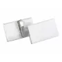DURABLE naambordhouder 75x40 mm met krokodillenklem, transparant, 25-pack 811019