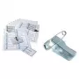 DURABLE naambordjes-set 90 x 54 mm met combi-clip, 20 stuks 818200