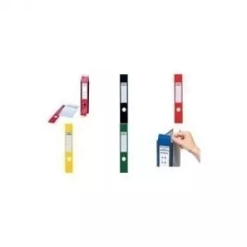 DURABLE ORDOFIX® zelfklevende rugetiketten 40x390 mm wit 10 etiketten 809101