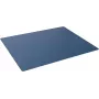 DURABLE PP schrijfonderlegger met decoratieve groef 530x400 mm donkerblauw 713207