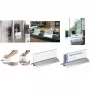 DURABLE PRESENTER DE LUXE tafelnambord 61x210 mm, transparant acryl, 2 stuks 820219