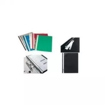 DURABLE rapportmap A4 transparant polypropyleen met heftclip, 30 blad 258002