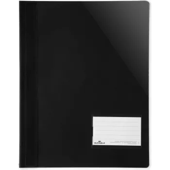 DURABLE Report File A4+ met etiketvenster 90x57 mm, transparant, 25-pack 269001