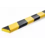 Durable S10 kabelbrug, PVC, zwart/geel, plat, 1000 mm, 40 mm