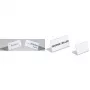 DURABLE SHERPA® L-vormige tafelstandaard, acryl, 61x210 mm, liggend, transparant, 10-pack 803119