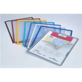 DURABLE SHERPA PANEL A4 display-paneel, 5-pack, zwarte lijst 560604