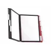 DURABLE SHERPA® WALL 10 wand-displaytafelsysteem, A4, 10 tafels, grijs 563100