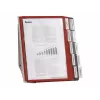 DURABLE SHERPA® WALL 10 wand-displaytafelsysteem, A4, 10 tafels, grijs 563100