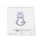 DURABLE STANDARD A4 polypropyleen documenthoezen, opening boven en zijkant, 100-pack, transparant 233719