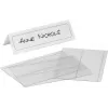 DURABLE Tischnamensschild Aufsteller 210x61 mm PET transparant 10 stuks 804819
