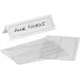 DURABLE Tischnamensschild Aufsteller 210x61 mm PET transparant 10 stuks 804819