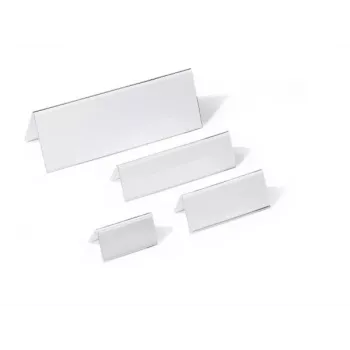 DURABLE tafelnaambord houder A4 105/210x297 mm acryl transparant 10 stuks 803519