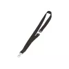 DURABLE textiel-lanyard 20 met karabijnhaak, zwart, 10-pack (813701)