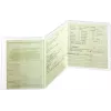 DURABLE driedelige infobordhouder 210x105 mm, transparant, 10-pack (214219)