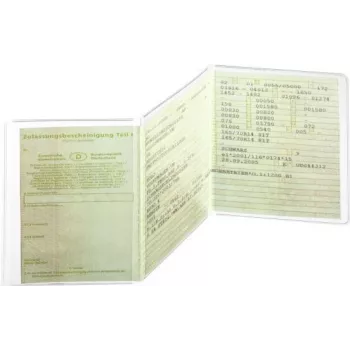 DURABLE driedelige infobordhouder 210x105 mm, transparant, 10-pack (214219)