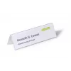 DURABLE VISIFIX® tafelnaambord tafelstandaard 61/122x210 mm, transparant PVC, 25-pack (805219)