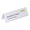 DURABLE VISIFIX® tafelnaambord tafelstandaard 61/122x210 mm, transparant PVC, 25-pack (805219)