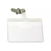 DURABLE VISITOR naamkaarthouder 90 x 60 mm met draaiclip, transparant, 25 stuks (800319)