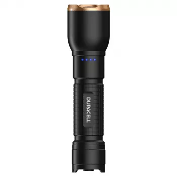 Duracell DF1500R zaklamp zwart 1500 lumen