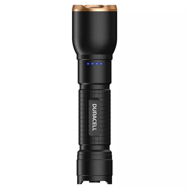 Duracell DF1500R zaklamp zwart 1500 lumen