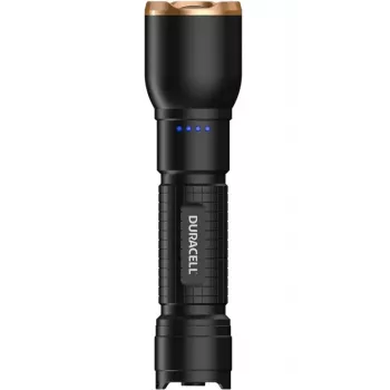 Duracell DF1500R zaklamp zwart 1500 lumen