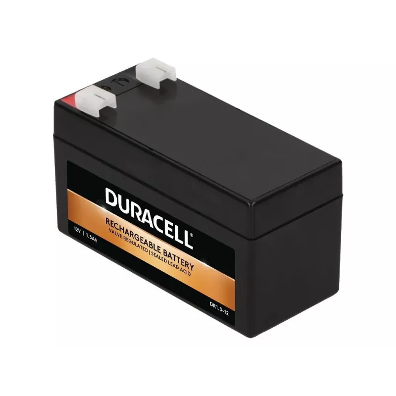 Duracell DR1.3-12 12V 1.3Ah VRLA-batterij – onderhoudsvrije AGM oplaadbaar