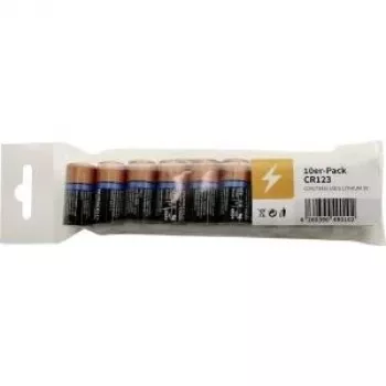 Duracell Ultra CR123A lithiumbatterij 3V, 10-pack (DL123A) B123DMULTI10