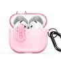 Dux Ducis Apple AirPods 4 PECL Series PC+TPU Cover met haakje roze