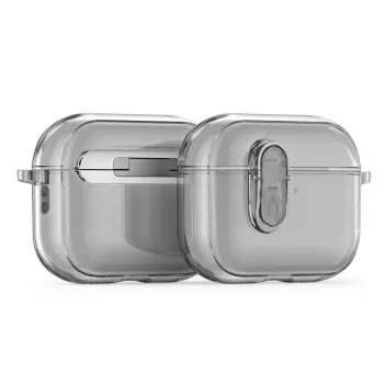 Dux Ducis Apple AirPods Pro 3 PECL Series PC+TPU hoesje met haakje grijs