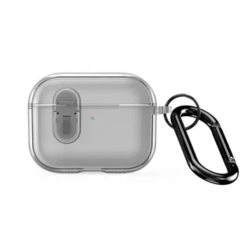 Dux Ducis Apple AirPods Pro 3 PECL Series PC+TPU hoesje met haakje grijs