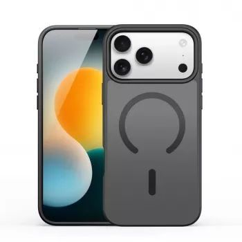 Dux Ducis Apple iPhone 17 Pro Max YIND PC+TPU Case met MagSafe Zwart