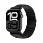 Dux Ducis Apple Watch 38/40/41/42mm YE nylon gevlochten loop polsband zwart